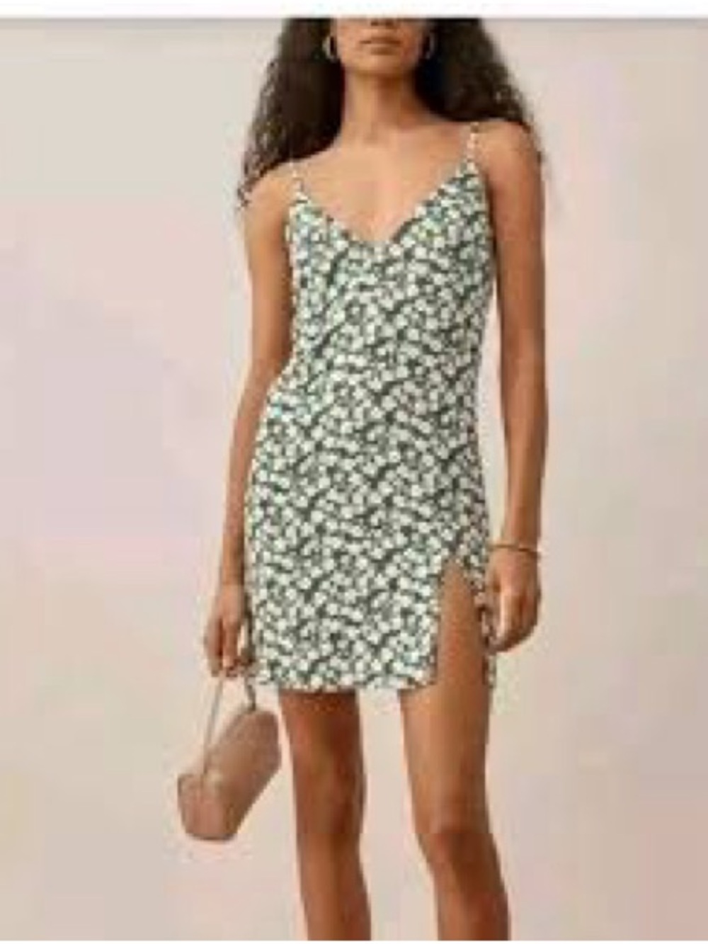 Reformation Marlowe Ditsy Floral Summer Mini Dress